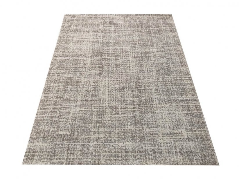 Moderní jednobarevný béžový koberec do obývacího pokoje - Rozměr koberce: Šířka: 120 cm | Délka: 170 cm