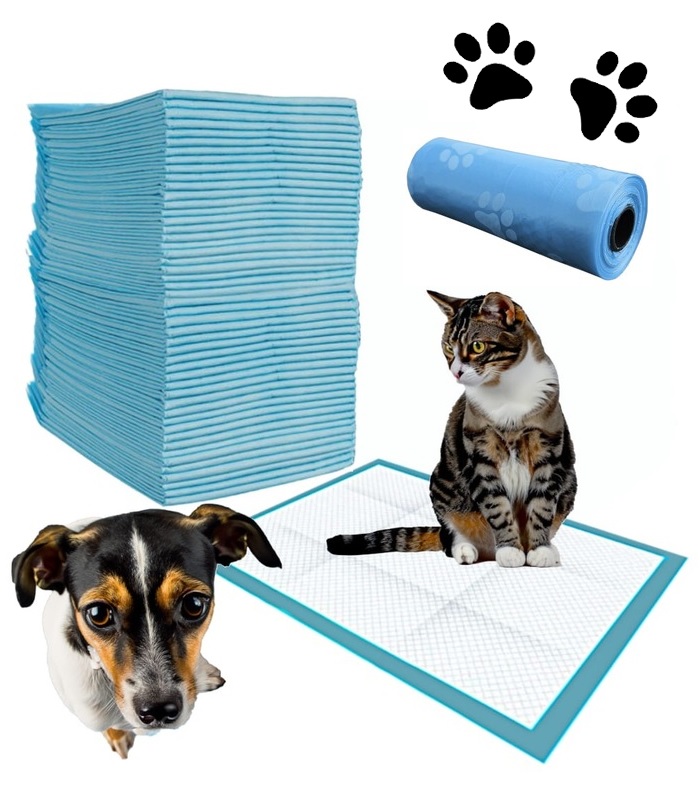 Higiénikus szuper nedvszívó párna háziállatoknak 45 x 60 cm - 100 db