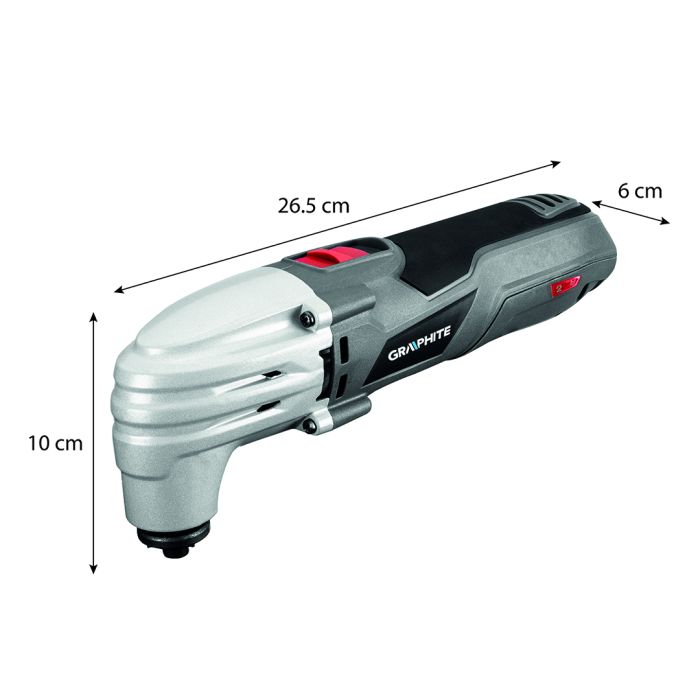 Multifunkčné zariadenie oscilačná brúska s výkonom 250W, 59G023 GRAPHITE