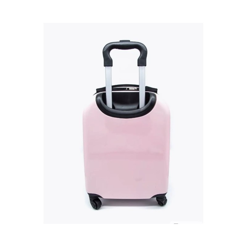 Gyermek utazótáska kerekeken, teleszkópos fogantyúval - CUTE BEAR