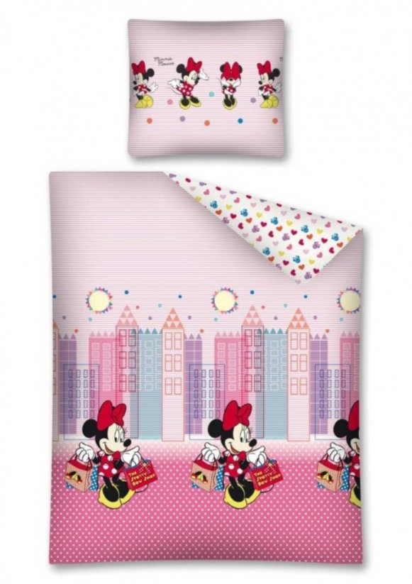 Svetlo fialové posteľné obliečky pre deti Mickey Mouse Mini