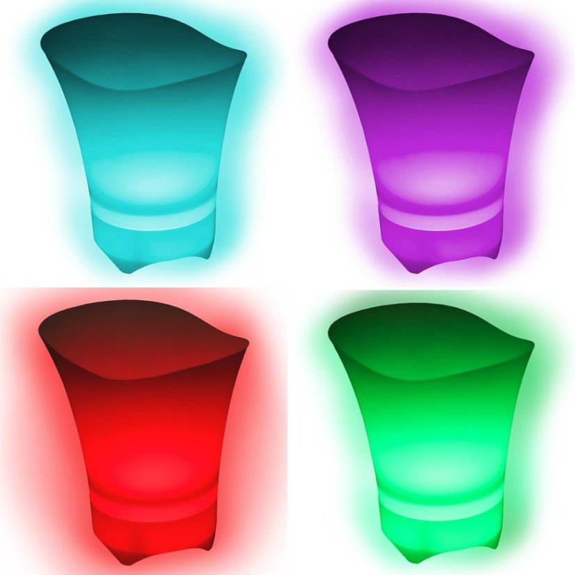 LED-Eiskübel mit Bluetooth-Lautsprecher