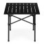 Skladací turistický, kempingový stolík - čierny stolík na piknik