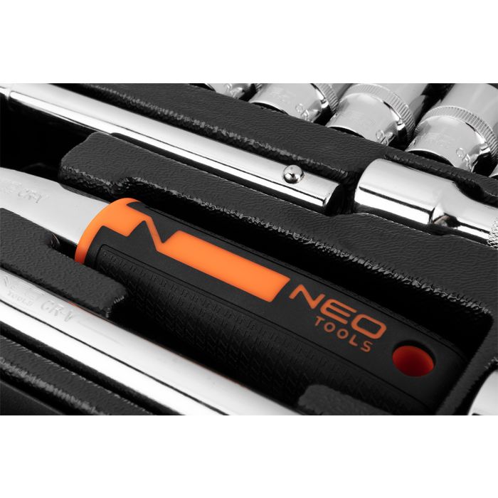 Nástrčné klíče 1/2, sada 25 ks, CrV 10-036 NEO