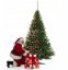 Particolare albero di Natale artificiale in abete verde 180 cm