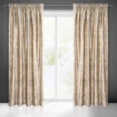 Bézs színű függöny arany márvány hatással