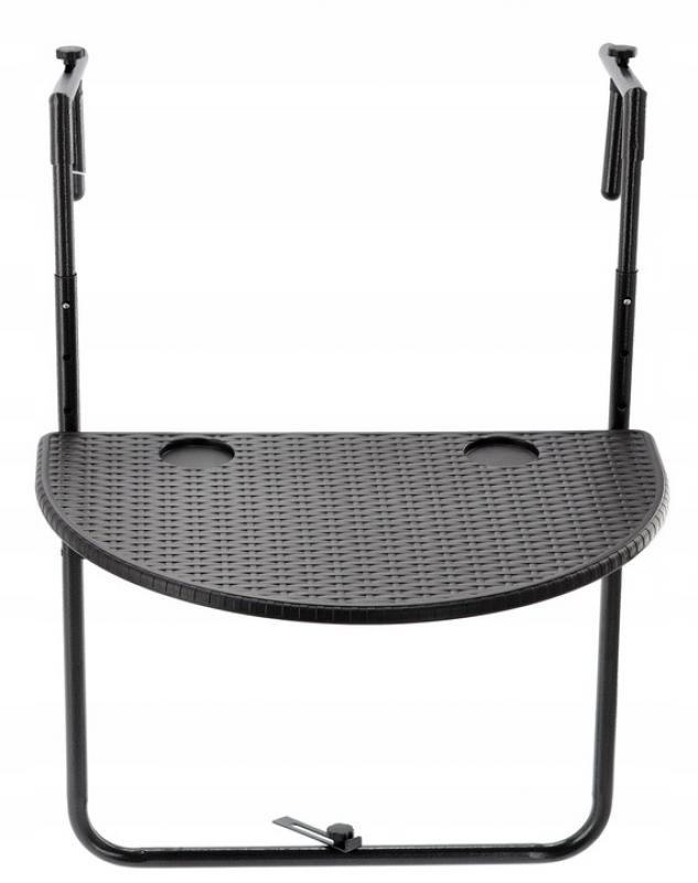 Závesný balkónový skladací stôl 60 x 64 x 83,5 cm
