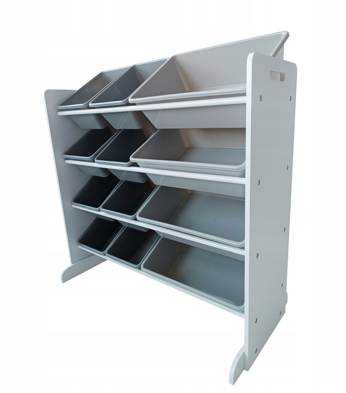 Játékszervező gyerekeknek XXL szürke színben 