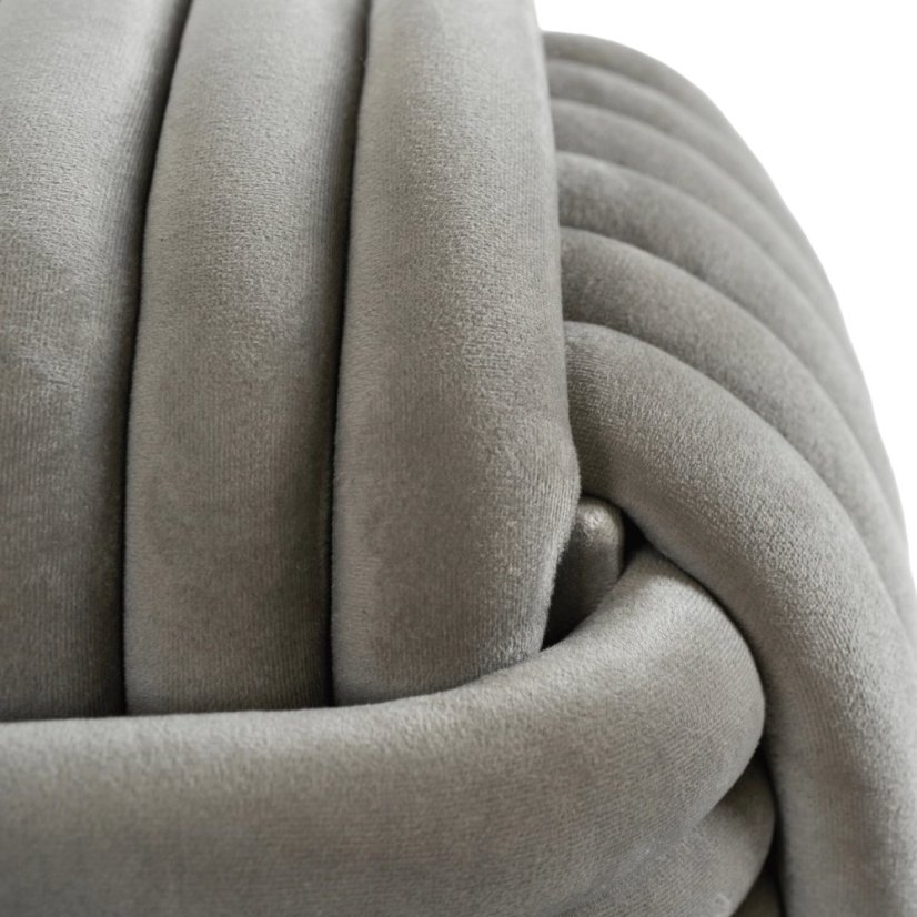 Velúrová pletená pufa MAGMA - rôzne farebné prevedenia