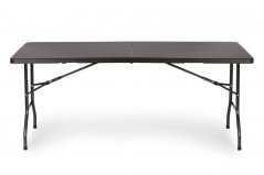 Сгъваема градинска банкетна маса за кетъринг 180 см - ратан
