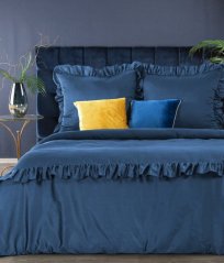 Krásne satenové obliečky s volánikmi