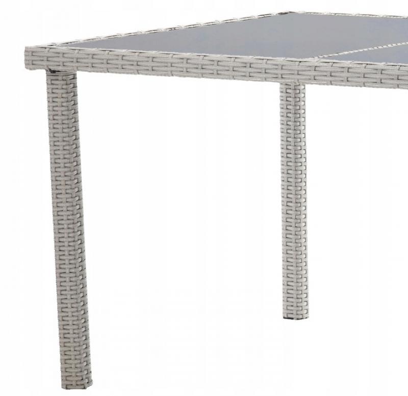 Set záhradného nábytku sivý GARDENLINE