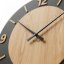NORDIC OAK, стенен часовник от дъб с диаметър 75 см и безшумен механизъм