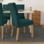 Set de huse pentru scaune din catifea elastică - 6 buc