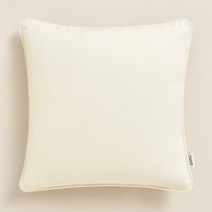 Elegantná obliečka na vankúš v krémovej farbe 40 x 40 cm