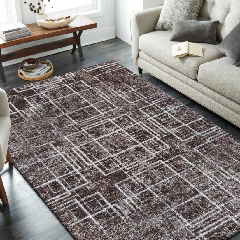 Hebký koberec se stylovým vzorem