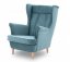 Skandinavska fotelja u svijetlo plavoj boji