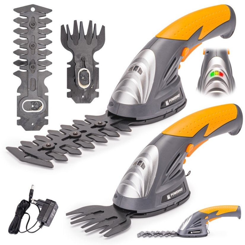 Akumulátorové nožnice na trávu a kríky PM-ANTK-7,2T