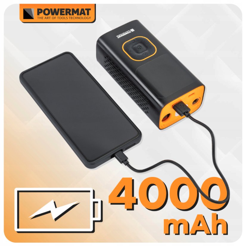 Compresor auto fără fir PM-KAP-150T - 10 bar