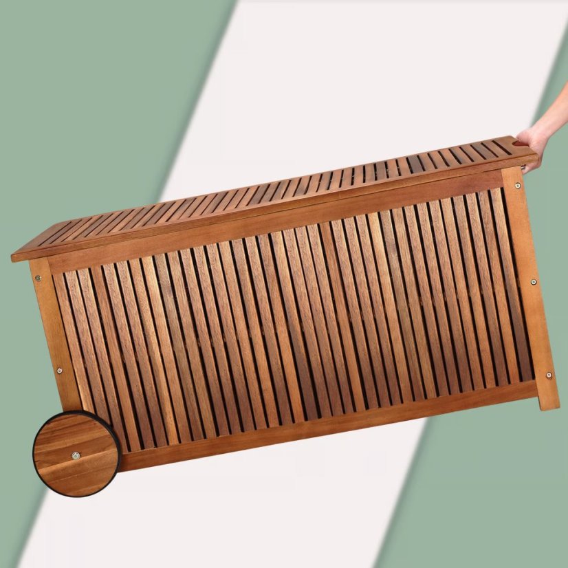 Box da giardino in legno di acacia 350 l