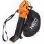 Aspirator de grădină, suflător de frunze și tocător 3500 W, sac de colectare 45 l