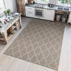 Terrassenteppich mit schönem Muster