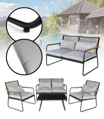 Záhradný nábytok ATRANI – moderný set na terasu