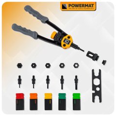 Clește de nituire pentru piulițe nituite M3-M8