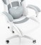 Stilvoller Gaming-Sessel in weiß-grau HC RAINBOW