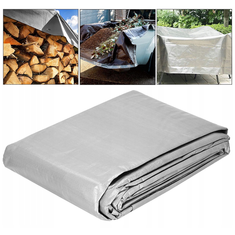 Prelată rezistentă la îngheţ, maro-argintie