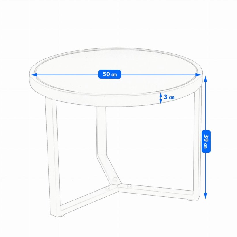 Kerti bútor szett - 2 fotel + asztal