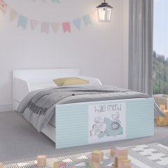 Krásná postel do dětského pokoje 180 x 90 cm s úložným prostorem