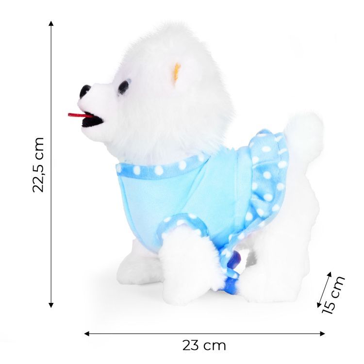 Interaktívny psík na vodítku – hračka pre deti s pohybmi, zvukmi a doplnkami