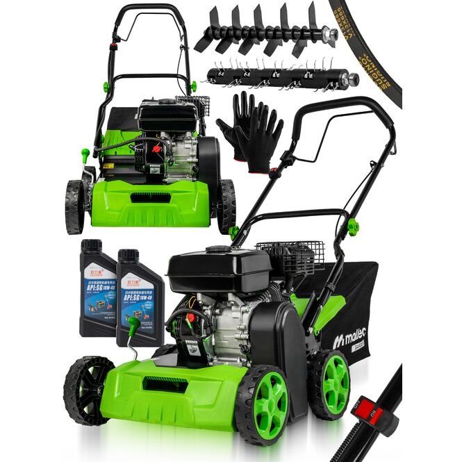 Bencinski prezračevalnik in vertikulator MALTEC MASTERLAWN-OIL4000