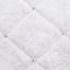 Tappeto di lusso CHIC con cristalli - bianco
