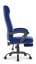 Scaun de birou ergonomic HC-1030, cu șezut cu arc și o capacitate de încărcare de 120 kg – albastru