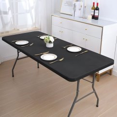 Tavolo pieghevole da catering 180 cm - nero