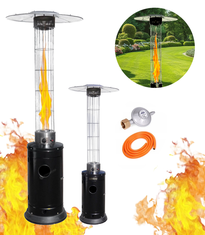Газов отоплител за тераса, лъчист - 5000-12500 W