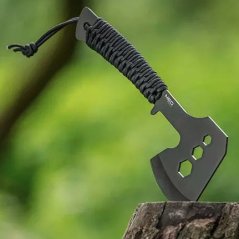 Ascia da campeggio multifunzionale da 26 cm con fodero