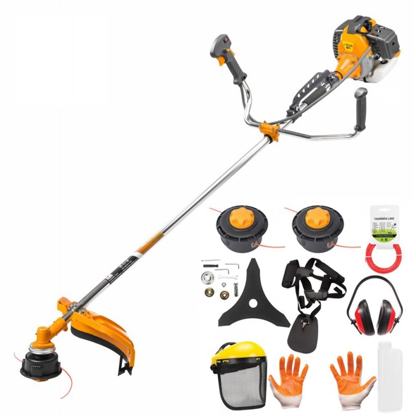 Benzínový krovinorez PM-KS-600T s praktickým príslušenstvom