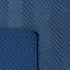 Copriletto trapuntato reversibile in blu scuro