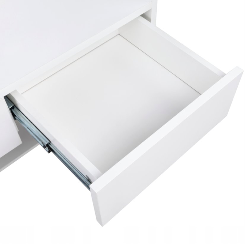 Kozmetický toaletný stolík so zrkadlom a zásuvkami