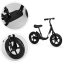 Kinder-Balancebike mit Plattform - schwarz