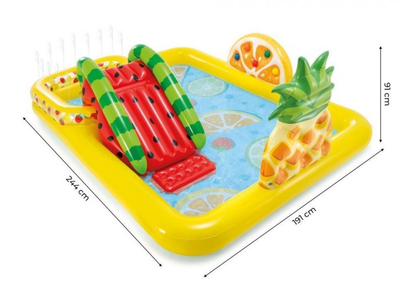 Detský bazén so šmykľavkou