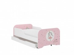 Schönes Kinderbett 160 x 80 cm mit Prinzessin
