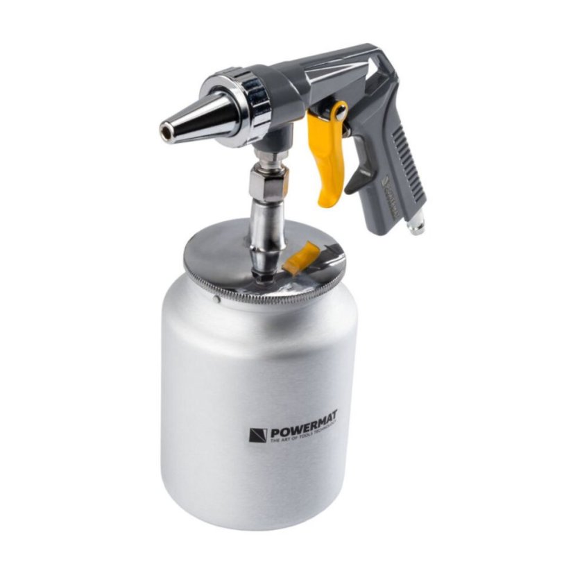 Pieskovacia pištoľ Powermat 1000 ml – pneumatická, 8 bar, 160 l/min