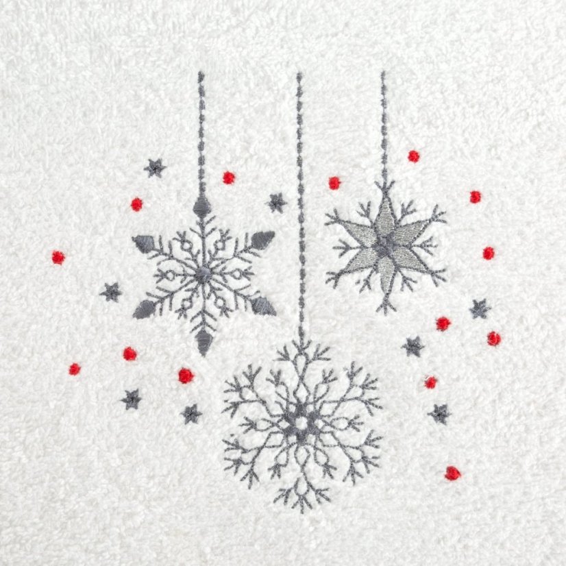 Colecția de prosoape de bumbac White Christmas