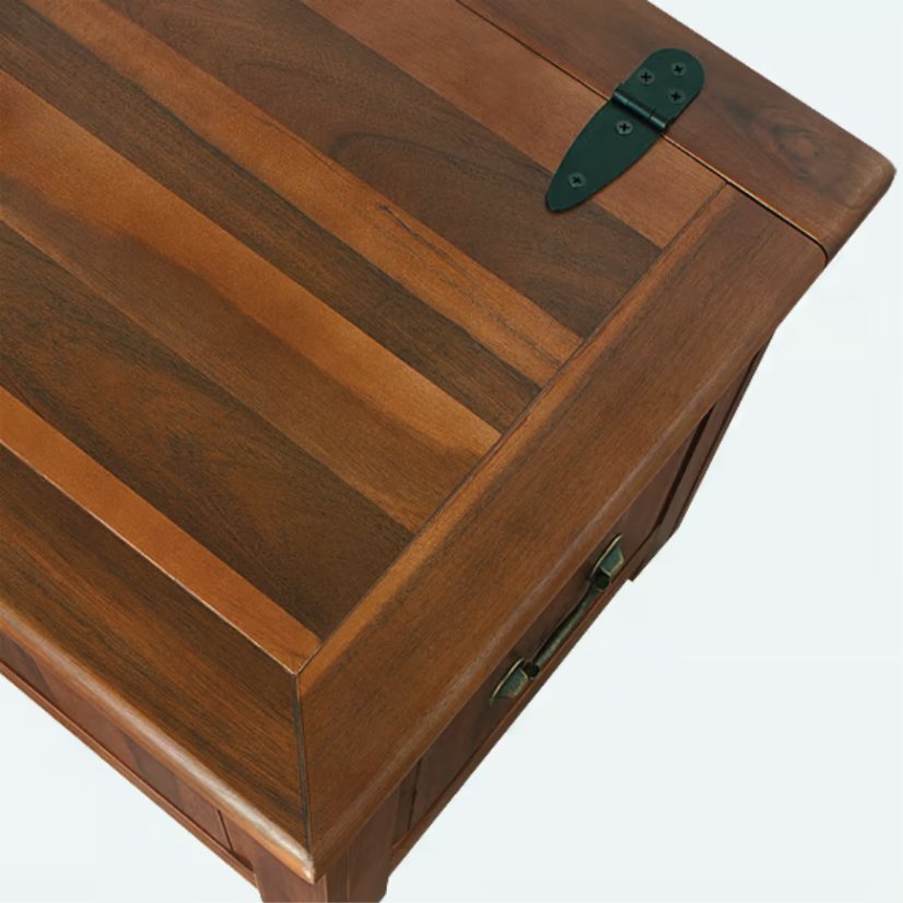 Truhe aus Akazienholz 85 × 44 × 48 cm