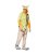 Kigurumi pižama kombinezon v rumeni barvi velikost L