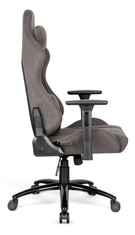 Ergonomski igralni stol HC-1013 - siva prevleka iz kakovostne tkanine